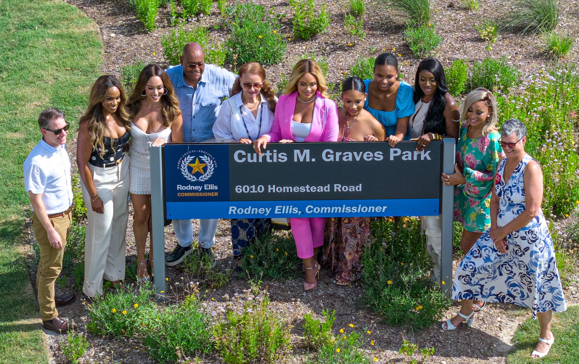 Photo from the Curtis Graves Park ribbon cutting and reception